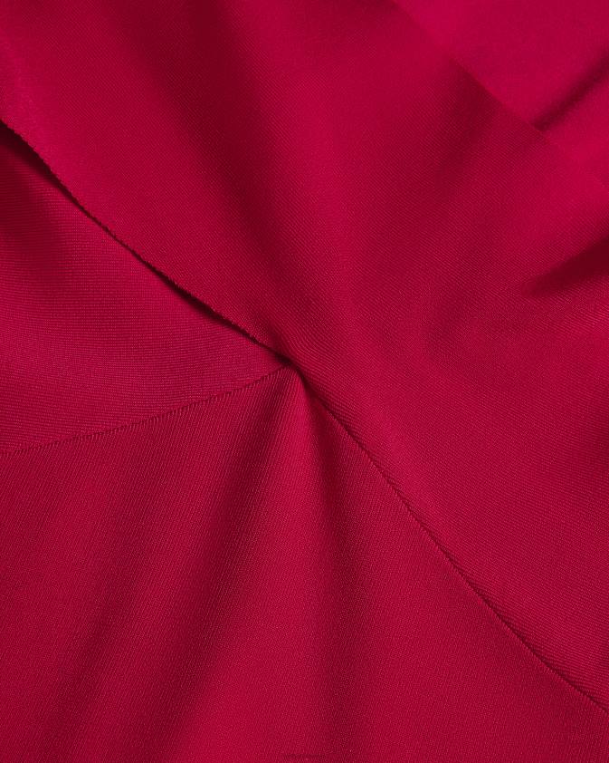 apģērbs Ted Baker mikella crossover knit midi bodycon spilgti rozā sievietes 26TV198