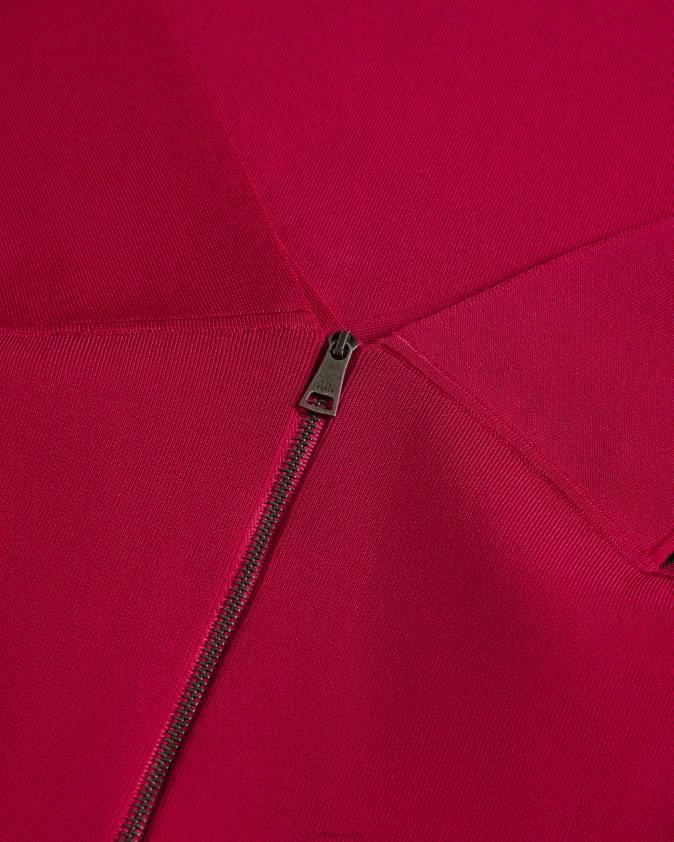 apģērbs Ted Baker mikella crossover knit midi bodycon spilgti rozā sievietes 26TV198