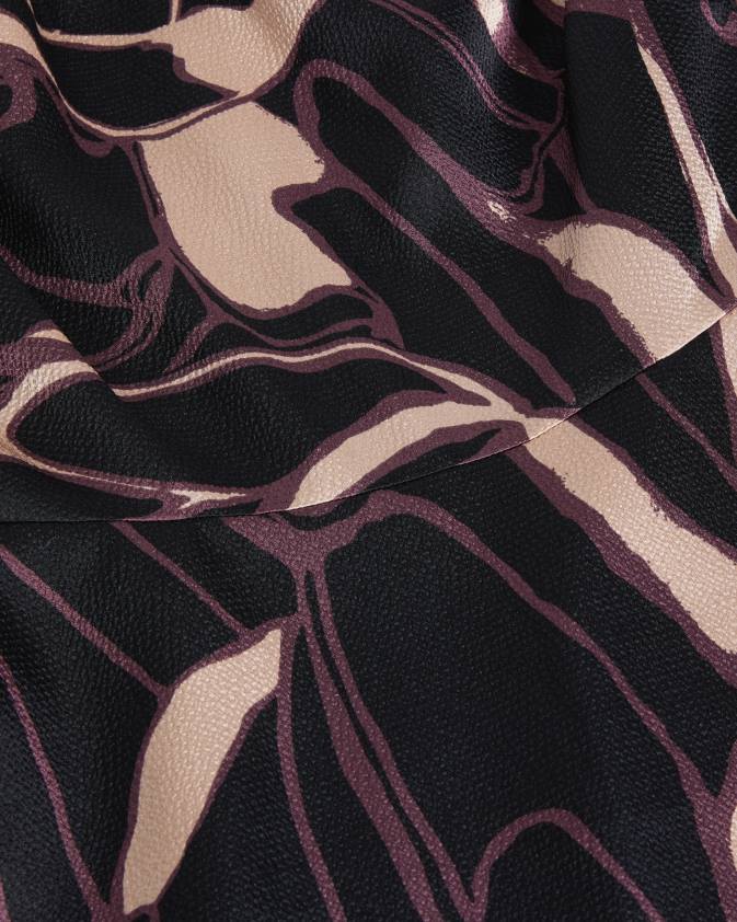 apģērbs Ted Baker gilliaa abstraktas apdrukas mini kleita melns sievietes 26TV65