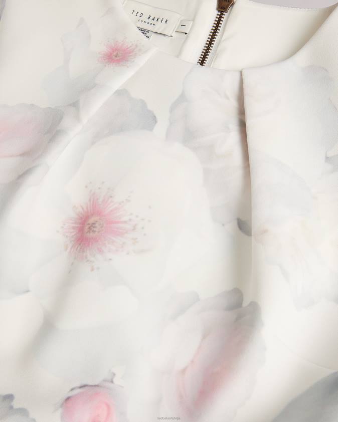 apģērbs Ted Baker trinia slidotavas kleita ar ziedu rakstu dabisks sievietes 26TV61