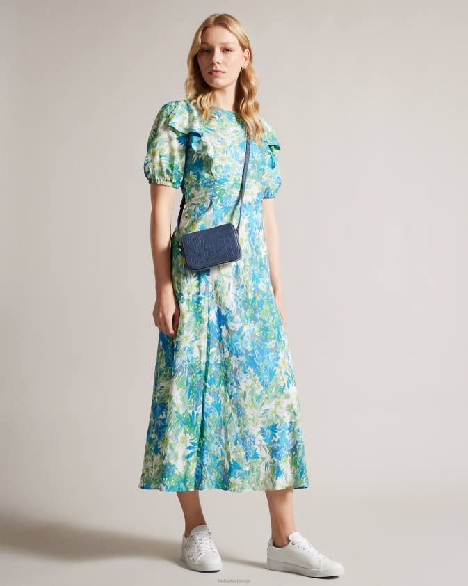 kurpes Ted Baker aline izšūtas cupsole kedas Sudrabs sievietes 26TV887