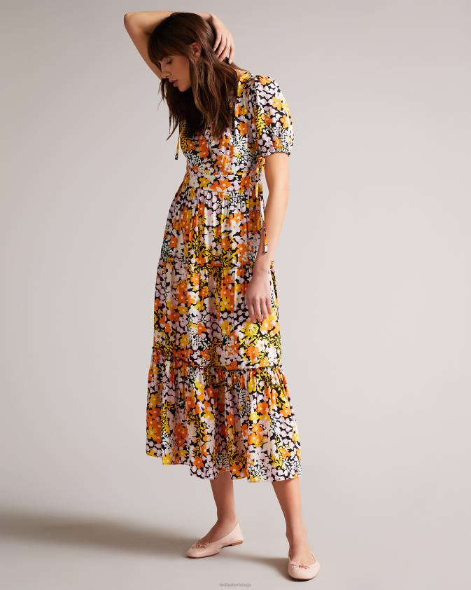 kurpes Ted Baker baylay ādas loka baleta sūkņa kurpes tumši rozā sievietes 26TV931