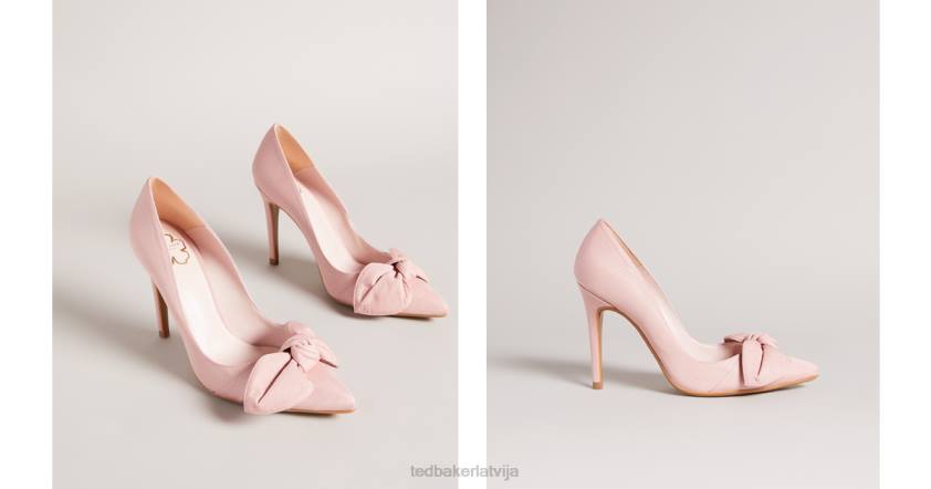 kurpes Ted Baker hyana moire satīna priekšgala kurpes tumši rozā sievietes 26TV883