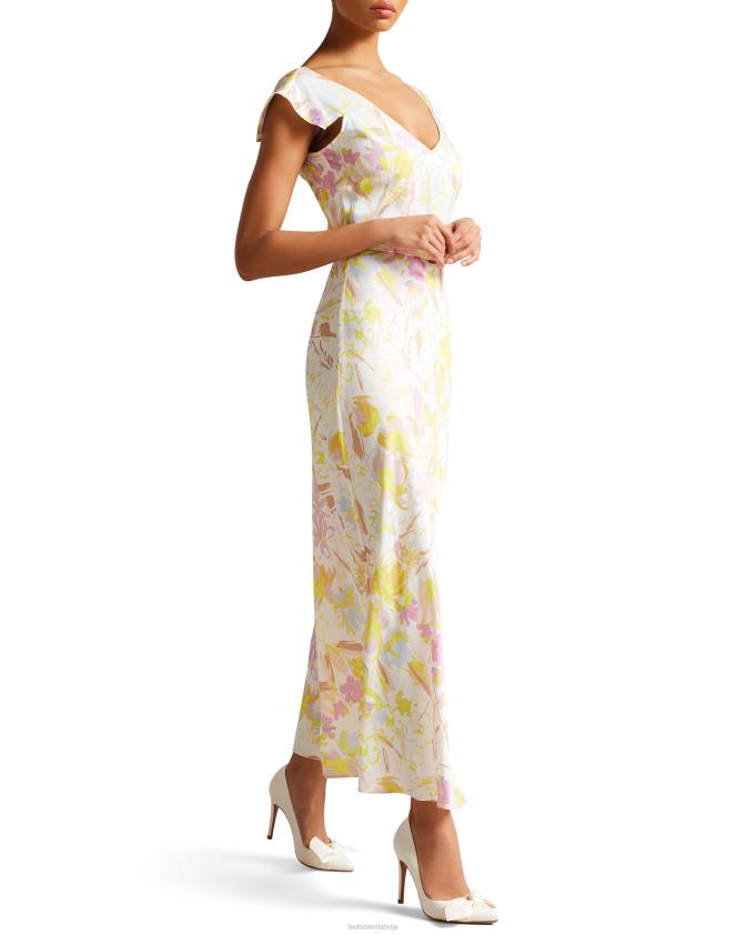 kurpes Ted Baker hyana moire satīna priekšgala kurpes ziloņkauls sievietes 26TV897