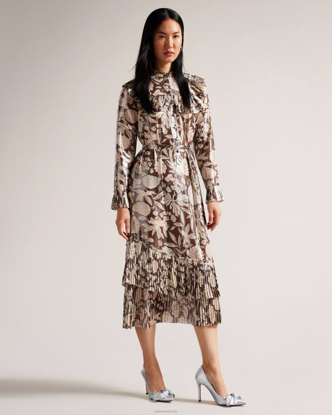 kurpes Ted Baker ryal metāliskas tiesas kurpes Sudrabs sievietes 26TV847