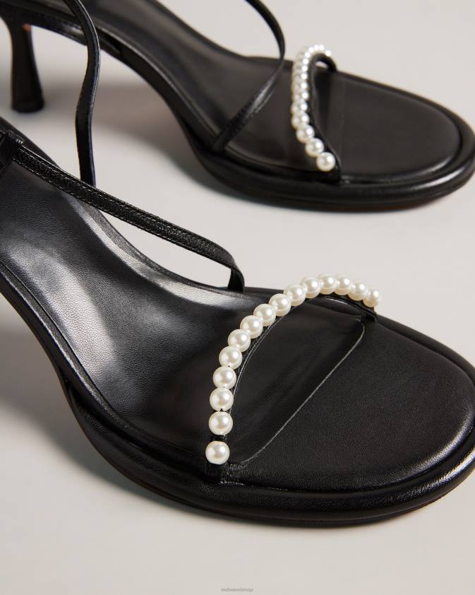 kurpes Ted Baker mypearl pearl kitten papēža sandales melns sievietes 26TV850