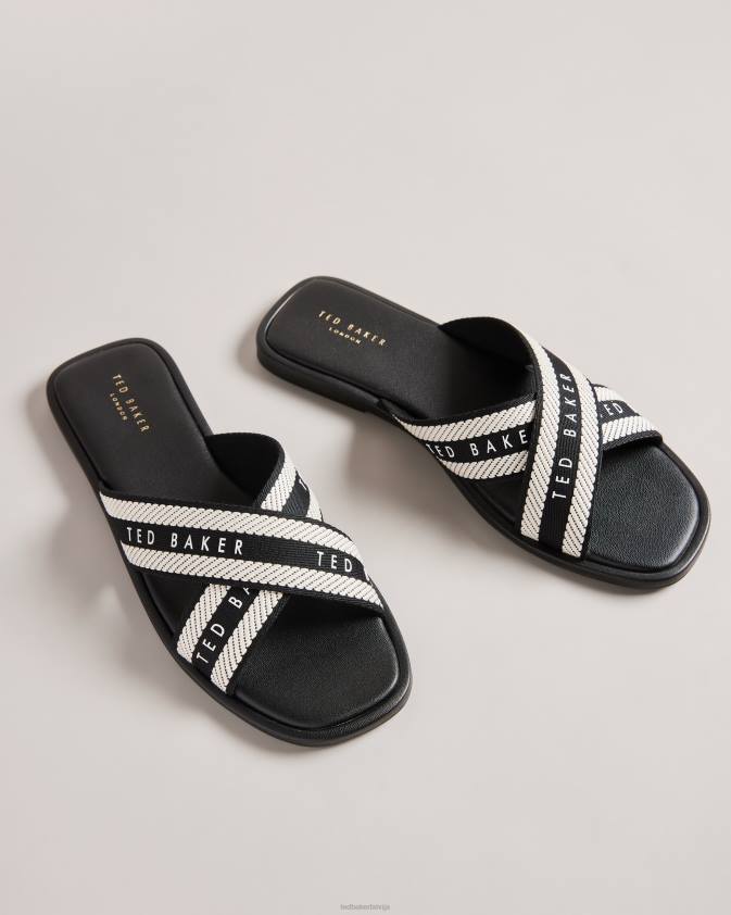 kurpes Ted Baker ashika siksnu sandales melns sievietes 26TV880