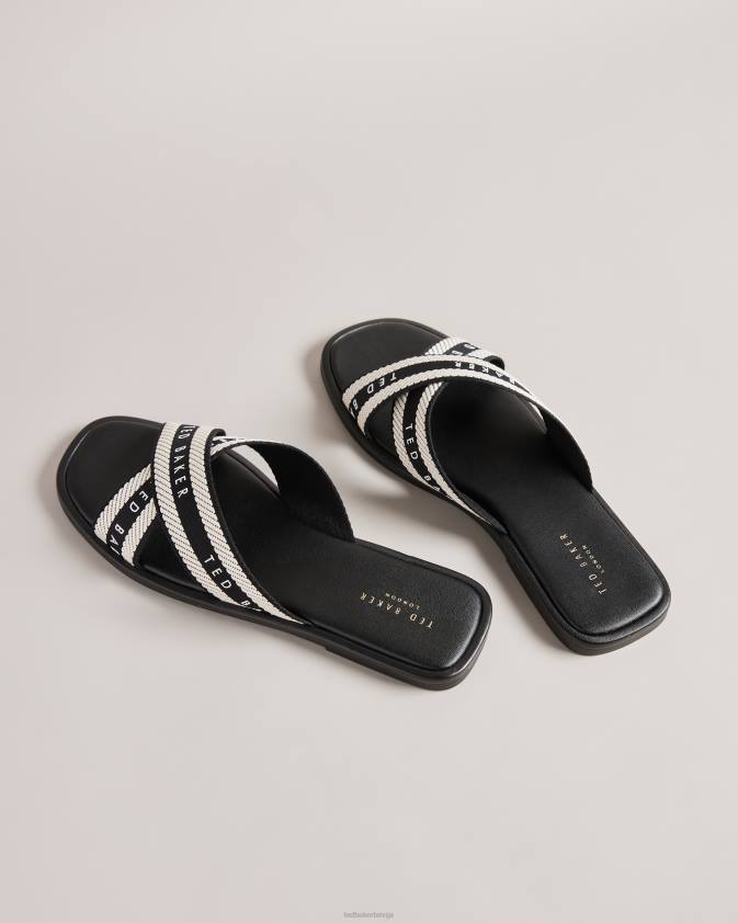 kurpes Ted Baker ashika siksnu sandales melns sievietes 26TV880