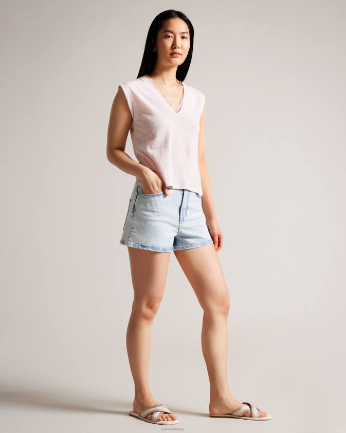 kurpes Ted Baker ashika siksnu sandales ziloņkauls sievietes 26TV873