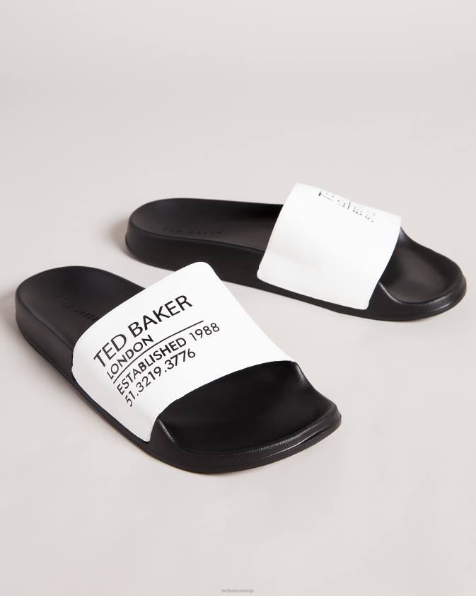 kurpes Ted Baker ayzah firmas slīdnis balts sievietes 26TV937