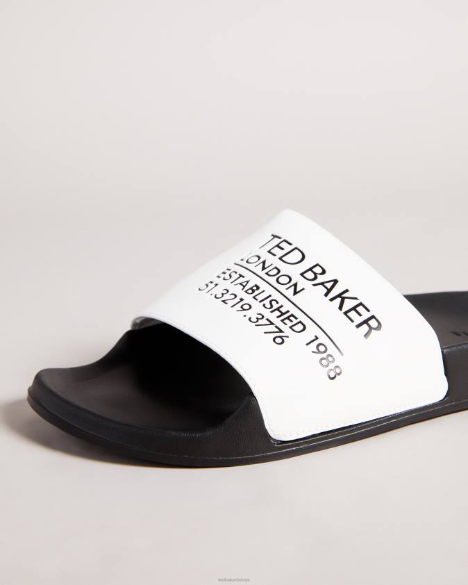 kurpes Ted Baker ayzah firmas slīdnis balts sievietes 26TV937