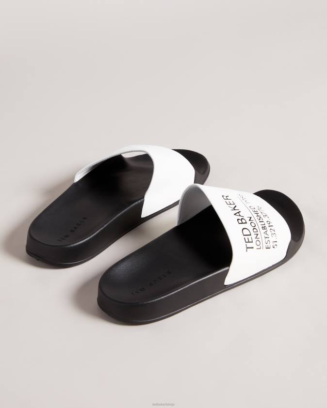 kurpes Ted Baker ayzah firmas slīdnis balts sievietes 26TV937