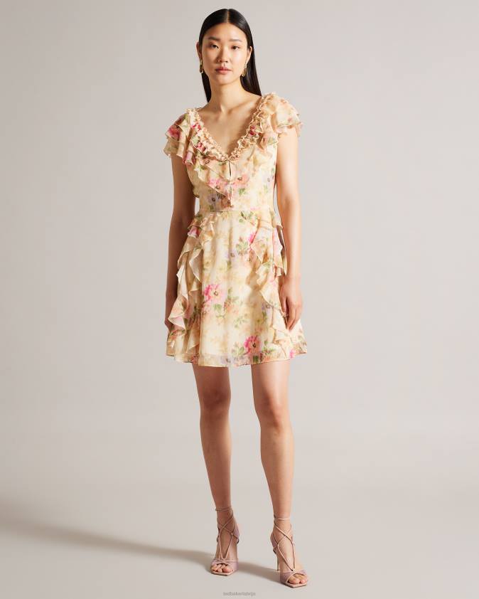 kurpes Ted Baker junera sieta siksnas sandales gaiši rozā sievietes 26TV872