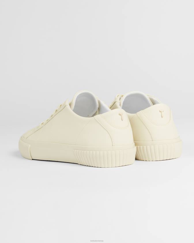 kurpes Ted Baker Kimiah ādas vulkanizēts trenažieris ekru sievietes 26TV936