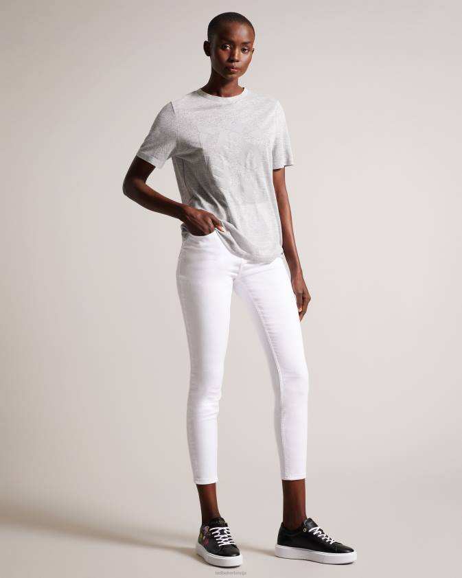 kurpes Ted Baker lorayy ar ziediem apdrukāti platformas trenažieri melns sievietes 26TV859