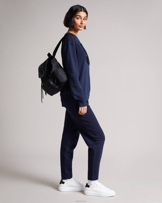 kurpes Ted Baker lornea magnolia ziedu platformas trenažieris balts melns sievietes 26TV862