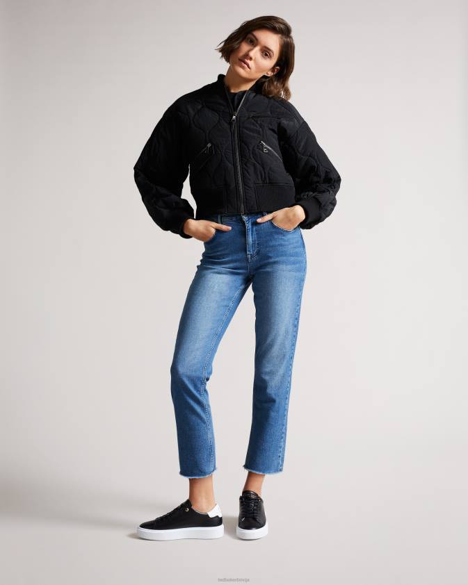 kurpes Ted Baker lornea magnolia ziedu platformas trenažieris melns sievietes 26TV876