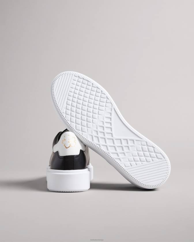 kurpes Ted Baker lornea magnolia ziedu platformas trenažieris melns sievietes 26TV876