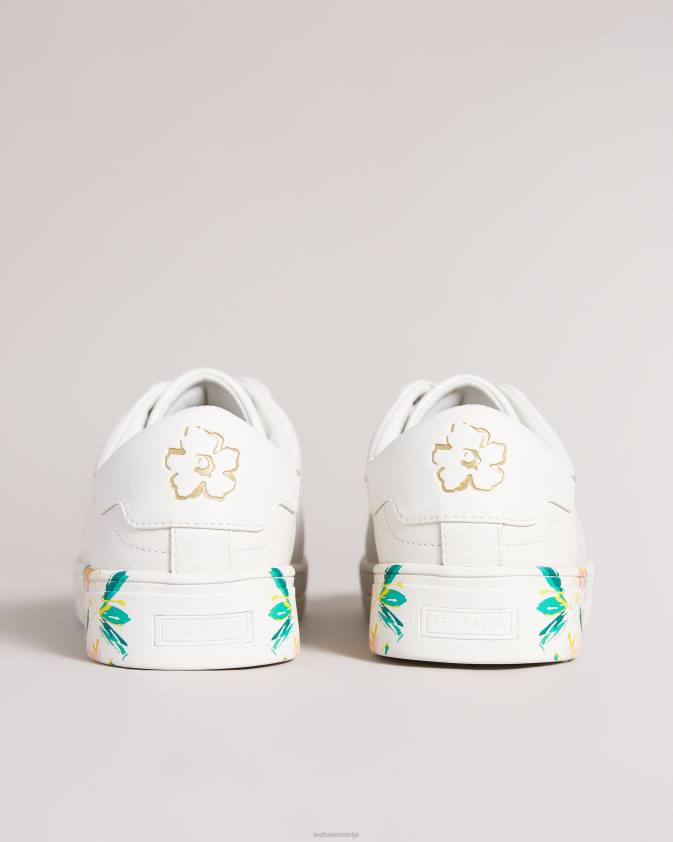 kurpes Ted Baker timaya sketchy magnolia cupsole trenažieris ziloņkauls sievietes 26TV935