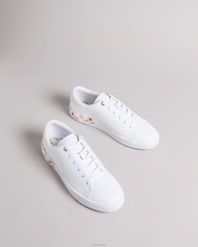 kurpes Ted Baker urbana retro flood nakts trenažieris balts sievietes 26TV938