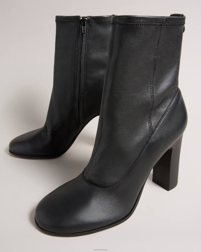 kurpes Ted Baker marshah elastīgi ādas zābaki melns sievietes 26TV922