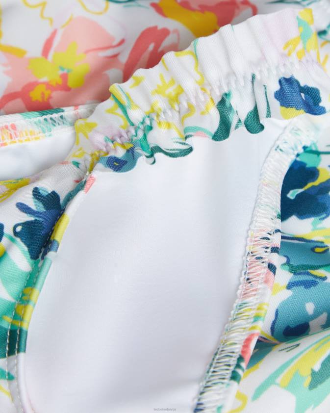 apģērbs Ted Baker melray ziedu bikini bikses balts sievietes 26TV608