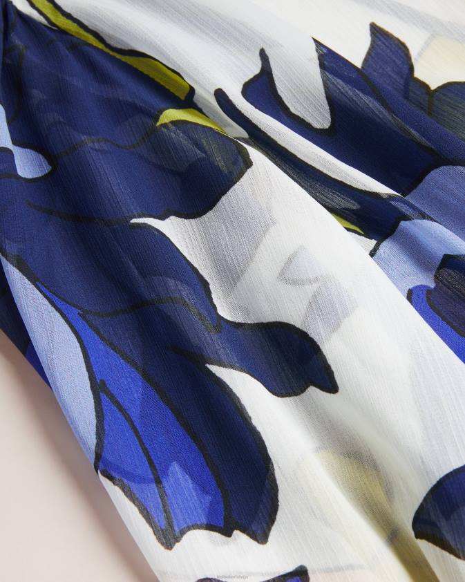 apģērbs Ted Baker chrysan floral plunge kakla pludmales tops dabisks sievietes 26TV442