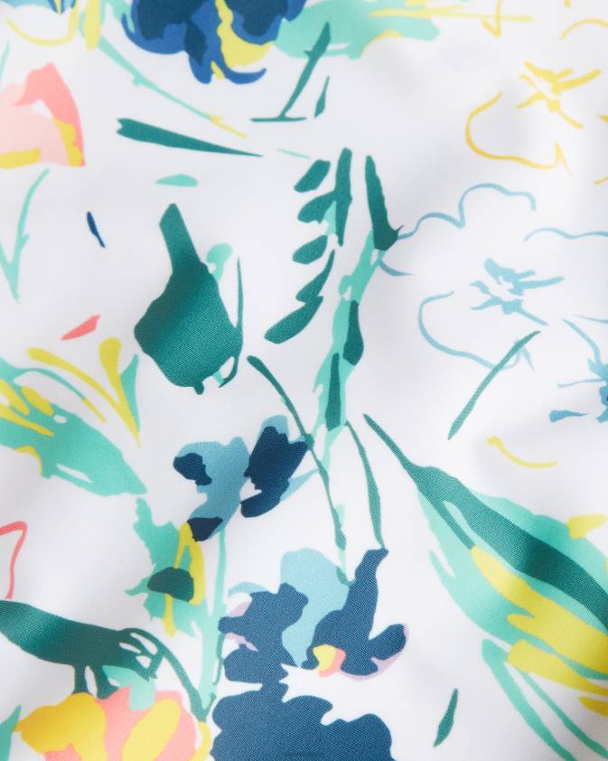 apģērbs Ted Baker gulnur ar ziediem apdrukāts peldkostīms balts sievietes 26TV125