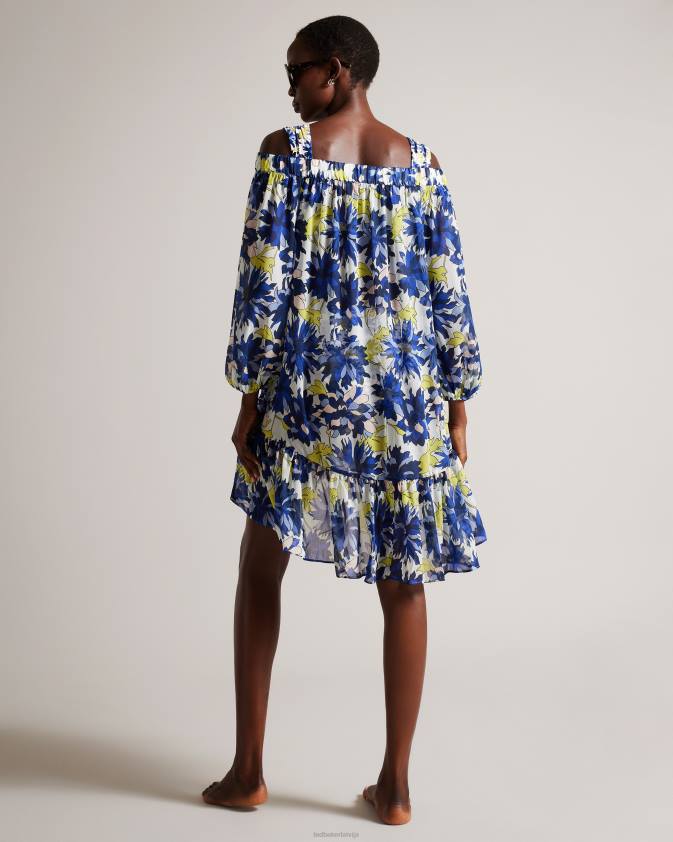 apģērbs Ted Baker rožains ziedu no pleca aizsegs uz augšu dabisks sievietes 26TV480