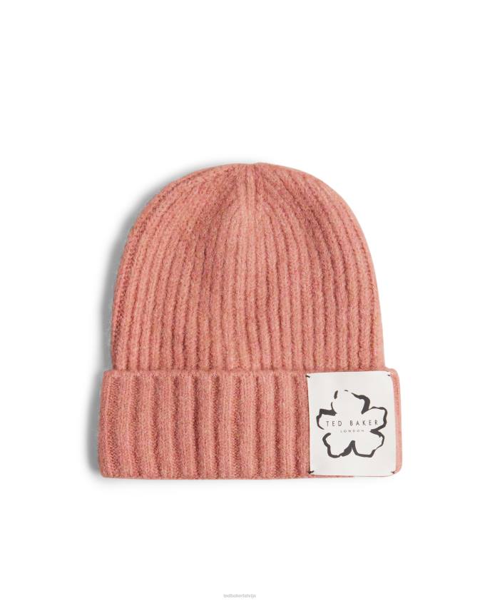 Piederumi Ted Baker britny beanie cepure pl-rozā sievietes 26TV1130