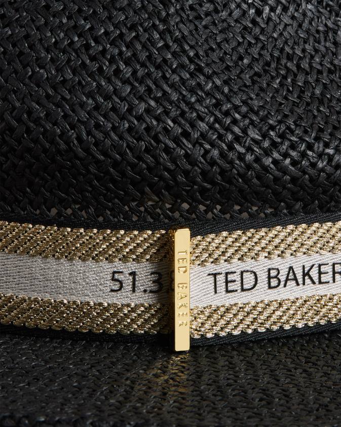 Piederumi Ted Baker clairie salmu fedora melns sievietes 26TV974