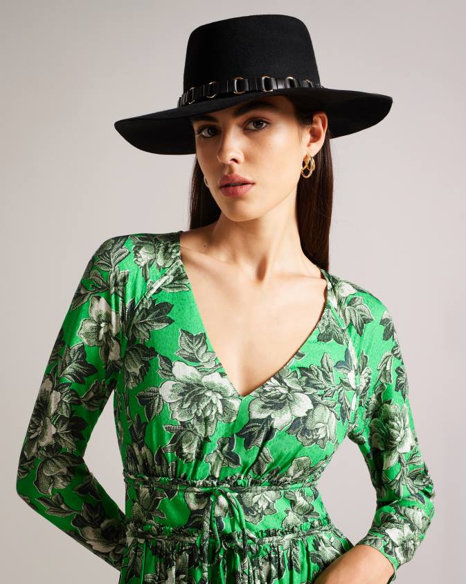 Piederumi Ted Baker shonahh vilnas fedora melns sievietes 26TV1081