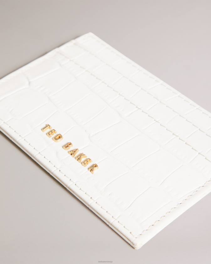 Piederumi Ted Baker crokina imitācijas kroka karšu turētājs ekru sievietes 26TV1059