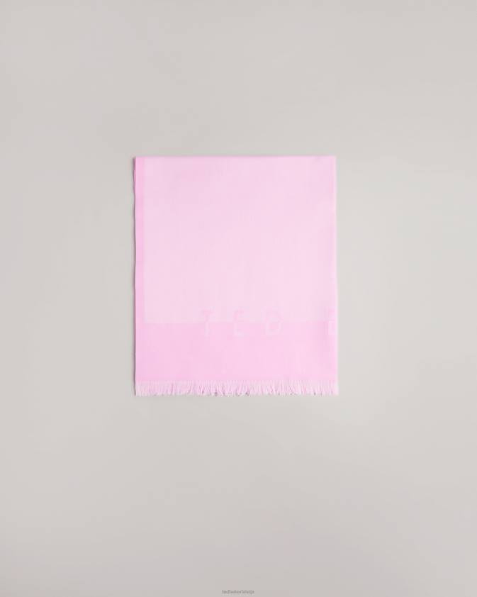 Piederumi Ted Baker esteli garš šalle lt-rozā sievietes 26TV1075