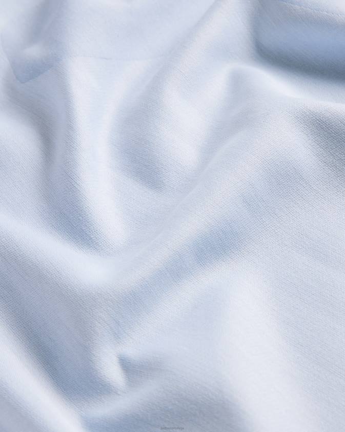 Piederumi Ted Baker kemila magnolia liela kvadrātveida šalle gaiši zils sievietes 26TV1122