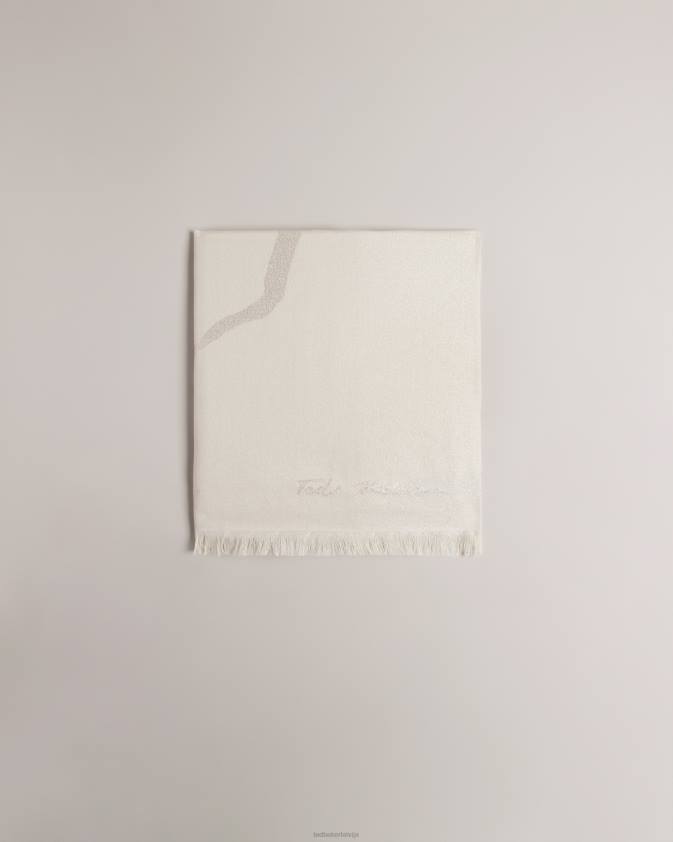 Piederumi Ted Baker shersa magnolia šalle dabisks sievietes 26TV1167