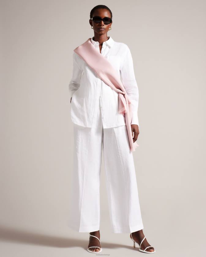 Piederumi Ted Baker shersa magnolia šalle gaiši rozā sievietes 26TV1165