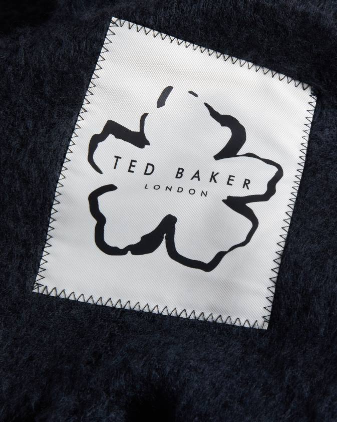 Piederumi Ted Baker tiba garš pušķis liela izmēra šalle melns sievietes 26TV955