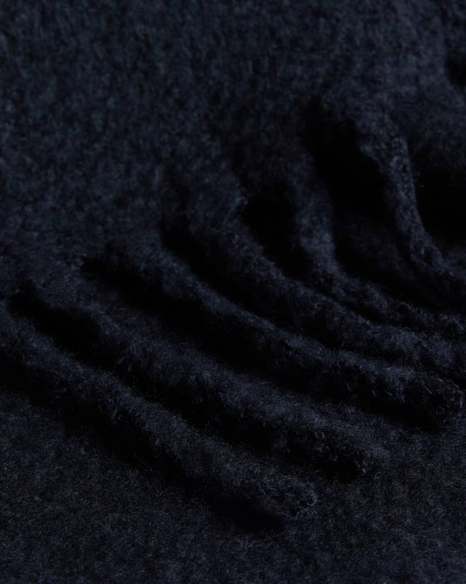 Piederumi Ted Baker tiba garš pušķis liela izmēra šalle melns sievietes 26TV955