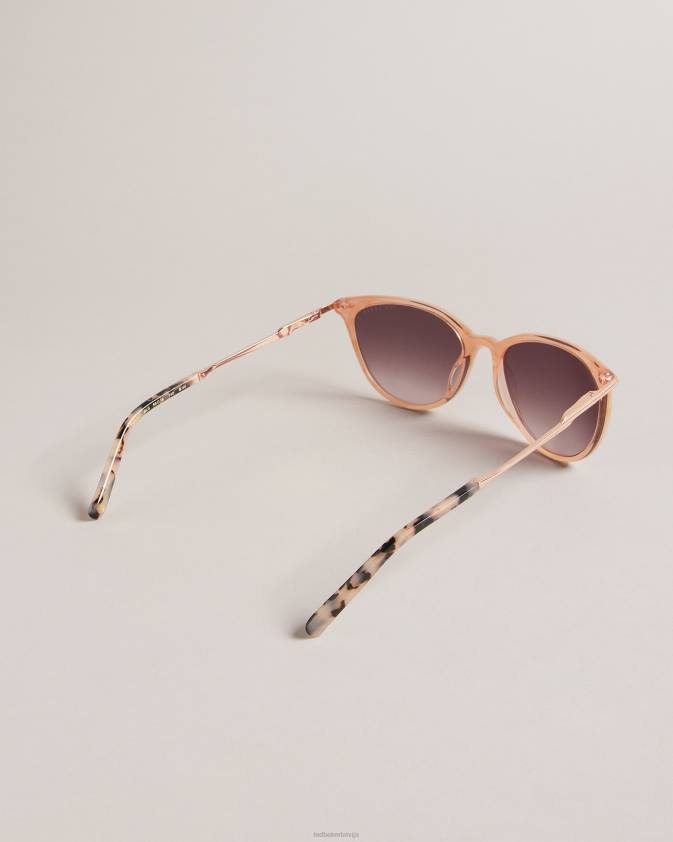 Piederumi Ted Baker Carakay noapaļotas kaķa acu saulesbrilles gaiši zils sievietes 26TV1163