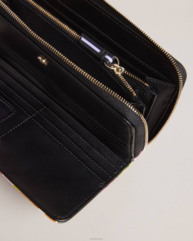 Piederumi Ted Baker nasi magnolia print liela maka ar rāvējslēdzēju rozā sievietes 26TV1020