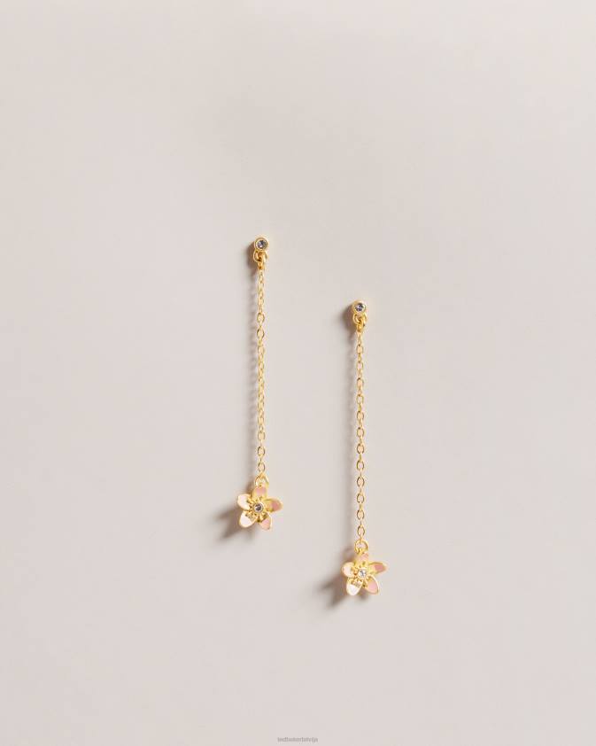 rotaslietas Ted Baker Baylor blossom drop auskari pl-rozā sievietes 26TV1041