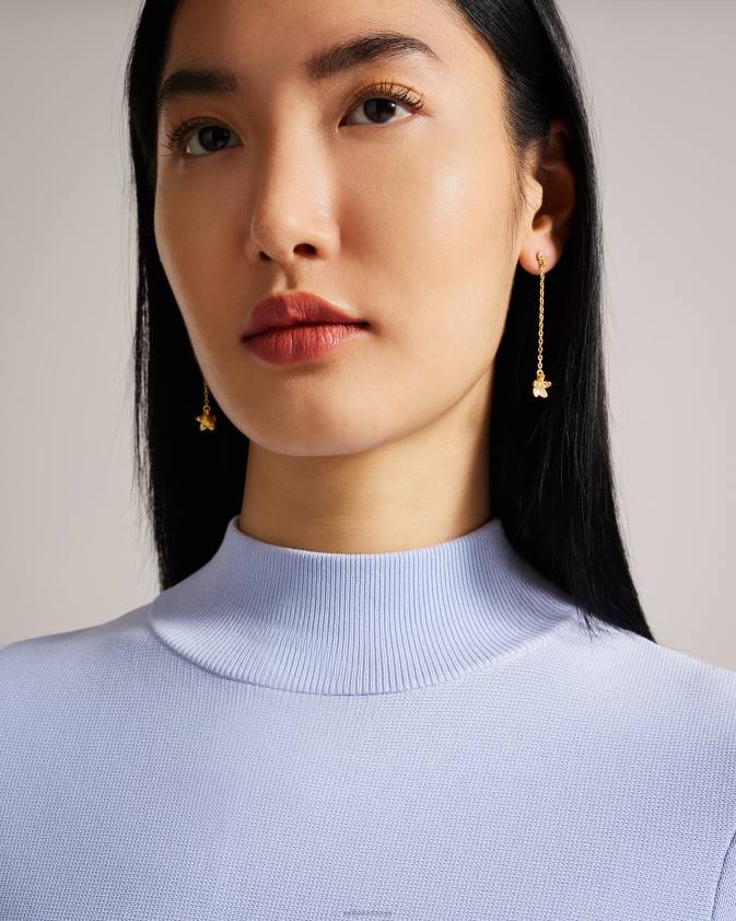 rotaslietas Ted Baker Baylor blossom drop auskari pl-rozā sievietes 26TV1041