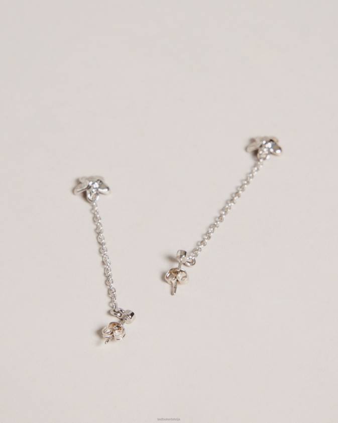 rotaslietas Ted Baker Baylor blossom drop auskari sudraba krāsa sievietes 26TV1036