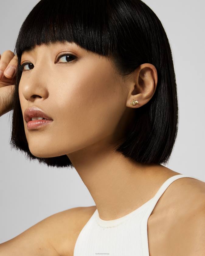 rotaslietas Ted Baker beelii bišu auskari zelta krāsa sievietes 26TV1035