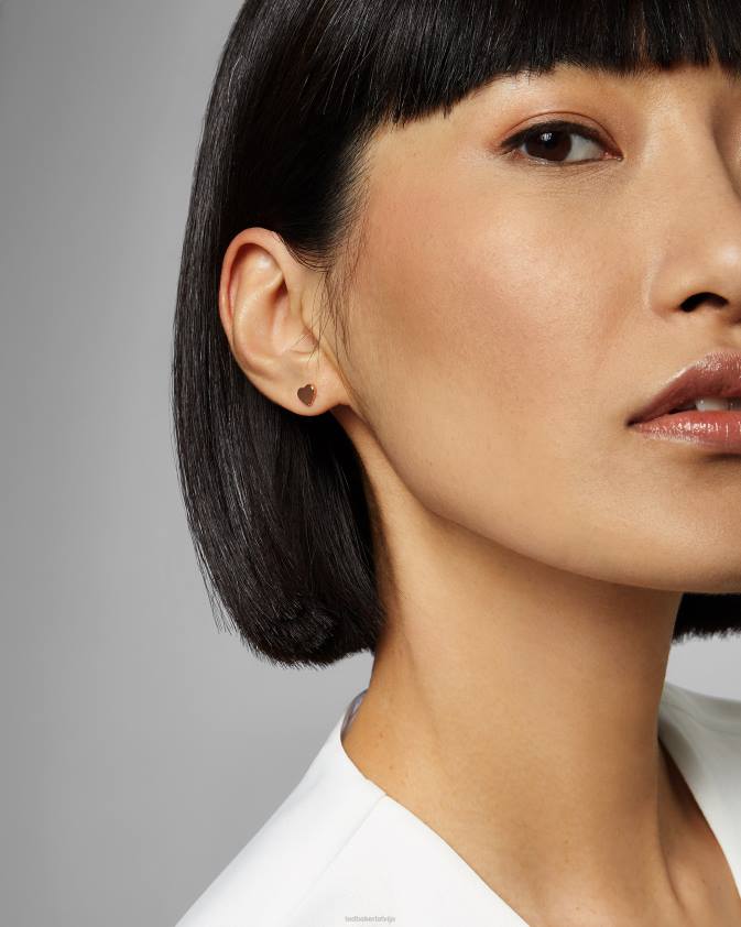 rotaslietas Ted Baker harly sirds auskari rozā zelta krāsa sievietes 26TV1091