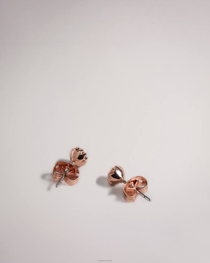 rotaslietas Ted Baker perella kristāla nano auskars rozā zelta krāsa sievietes 26TV1135