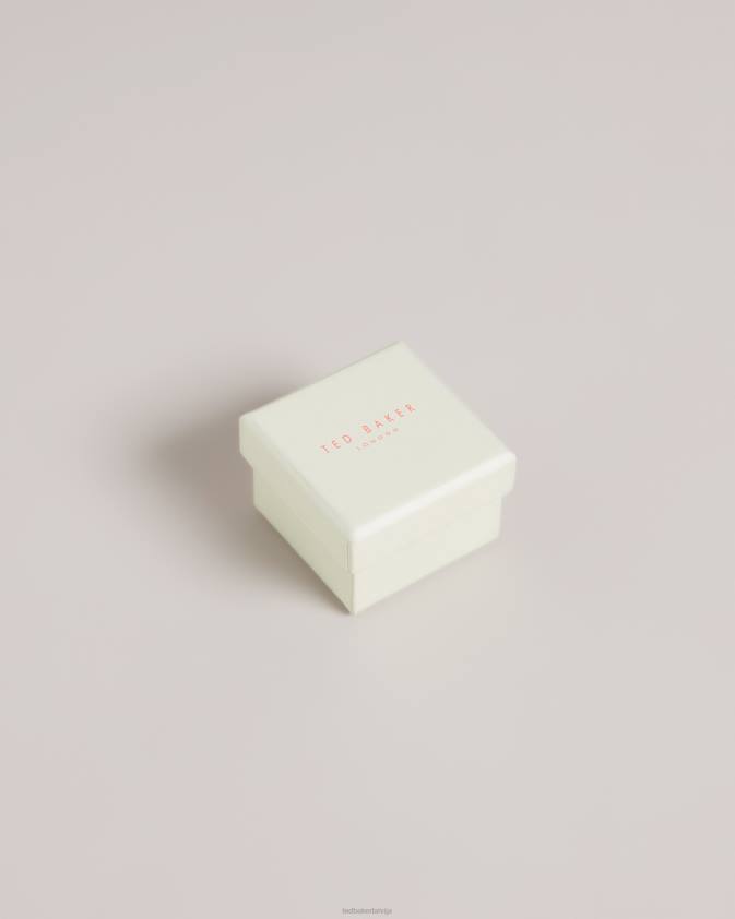 rotaslietas Ted Baker periaa drop pearl huggie auskari zelta krāsa sievietes 26TV967