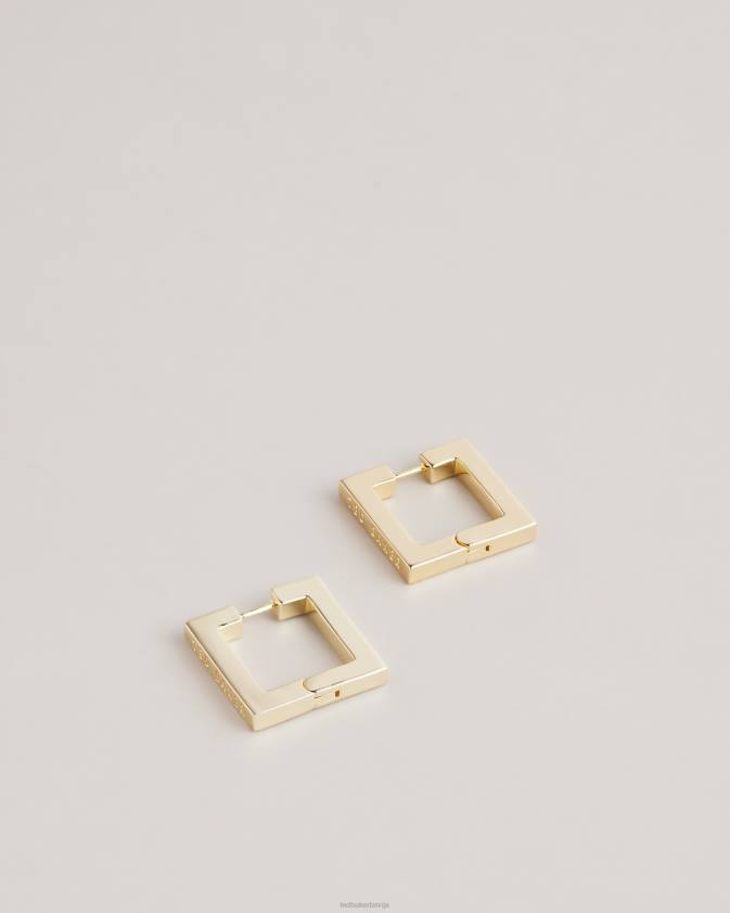 rotaslietas Ted Baker saadiey lieli kvadrātveida viras auskari zelta krāsa sievietes 26TV1080