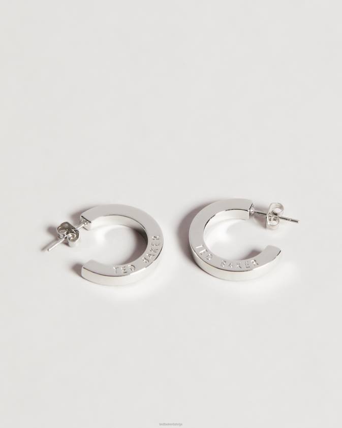 rotaslietas Ted Baker senatta kristāla stīpas auskars sudraba krāsa sievietes 26TV1028